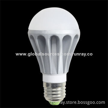 7W LED Globe Bulb, E27, AC 85-265V Epistar 5730 SMD Chip, 2-year Warranty, 72H Aging Time, ISO9001